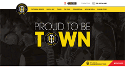 Desktop Screenshot of harrogatetownafc.com